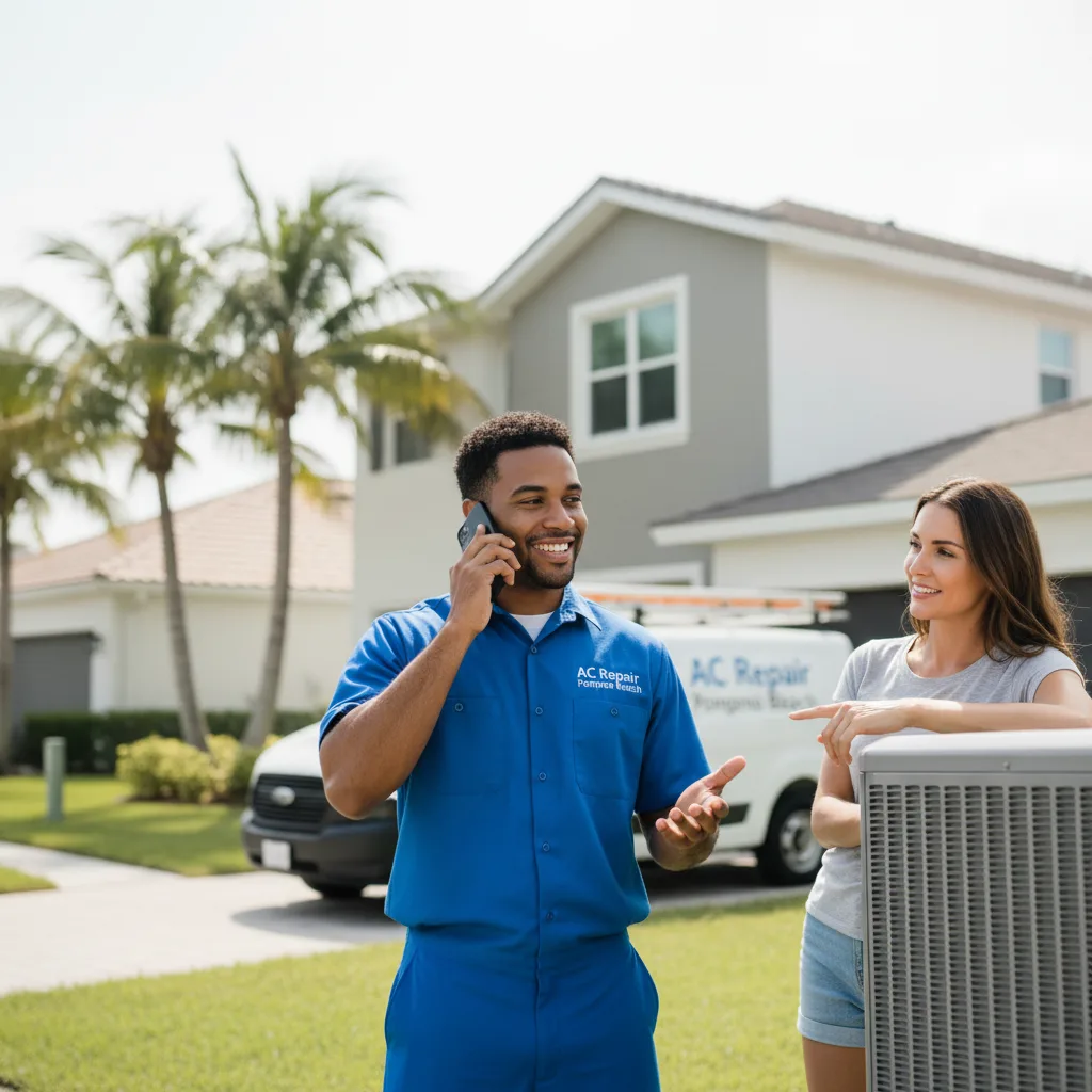AC Repair Pompano Beach customer support in Flippin
